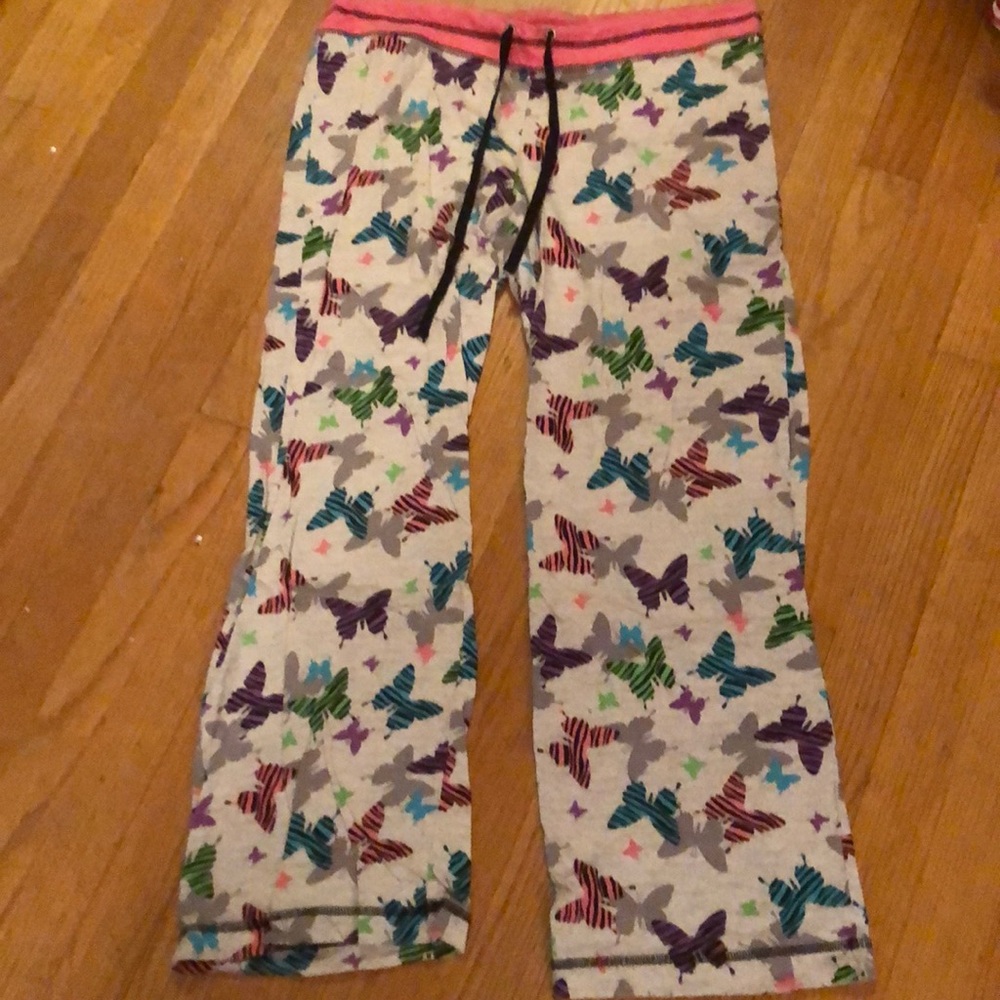 Zebra Butterfly Pajama Pants